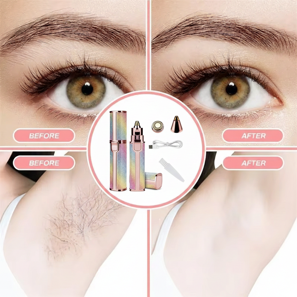 DEPILADORA FACIAL 2 EN 1
